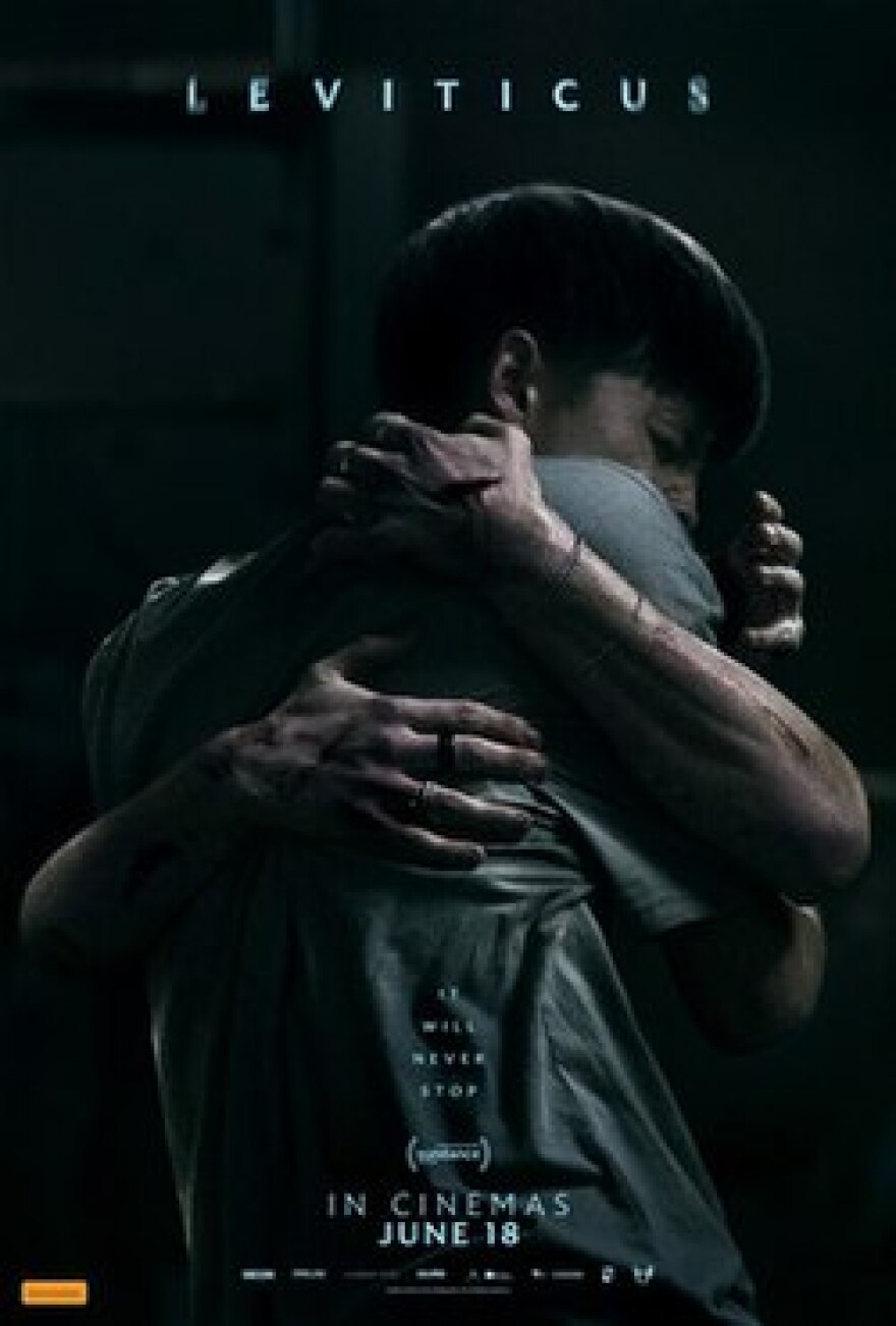 Movie poster for the horror film "Leviticus"