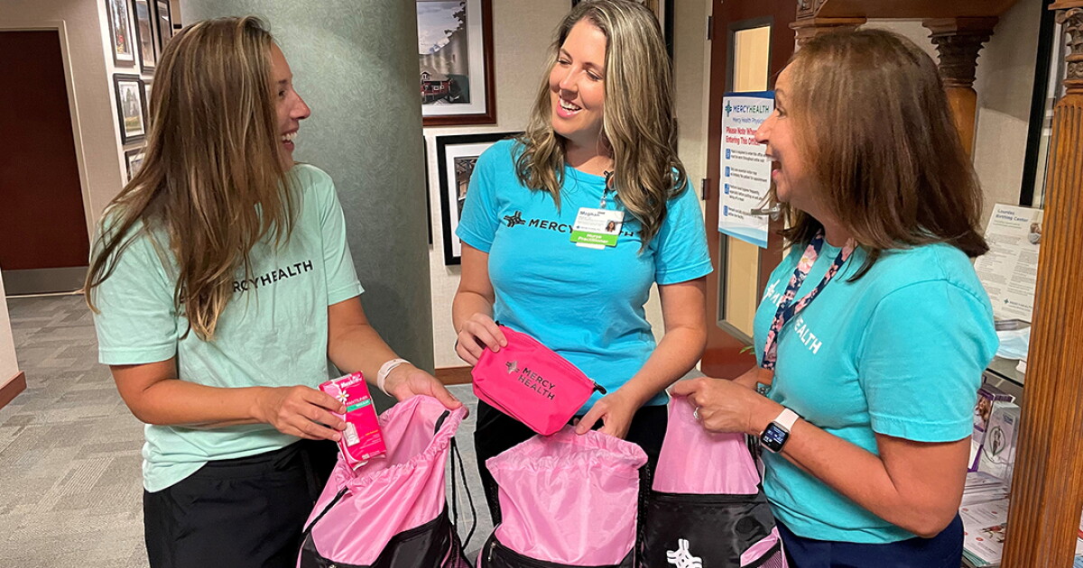 Mercy Health in Paducah Distributing Feminine Hygiene Products to Local
