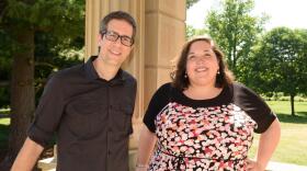 Dean Regas, with and co-host Anna Hehman.