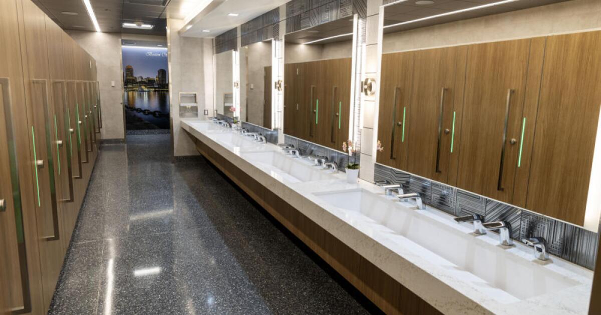 Sleek spaces and signature scents: Logan airport's $30 million bathroom makeover