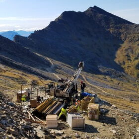 Drilling at Trilogy Metals Inc.’s copper-rich Arctic Deposit in Alaska’s Ambler Mining District.