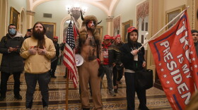 Supporters of U.S. President Trump enter the U.S. Capitol on Jan. 6 in Washington, D.C. (Saul Loeb/AFP via Getty Images)