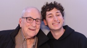 Glenn Brown and his grandson Sebastien Geroli