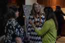 Assistant secretary of the Navy for energy, installations, and environment and chief sustainability officer Meredith Berger speaks with members of the Hawaiʻi Military Affairs Council, after announcing the commitment of $6 million of funding to modernize the electrical grid supplying the Kalaeloa community on Apr. 25, 2023.