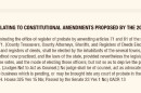 This question removing the register of probate will appear on the ballot statewide on Nov. 3. It requires 2/3rds of voters to pass.