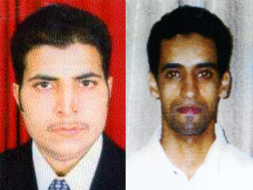 Brothers Hamza (left) and Ahmed al-Ghamdi were among the hijackers of United Airlines #93 that crashed in rural Pennsylvania on Sept. 11, 2001.