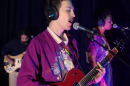 Smooth Rogers performing live in WNIJ's Studio A