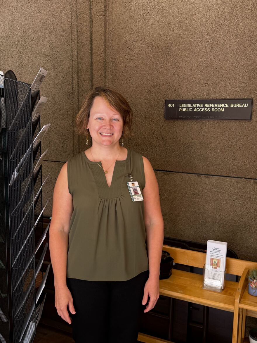 Andy Langhurst, head of the Public Access Room.