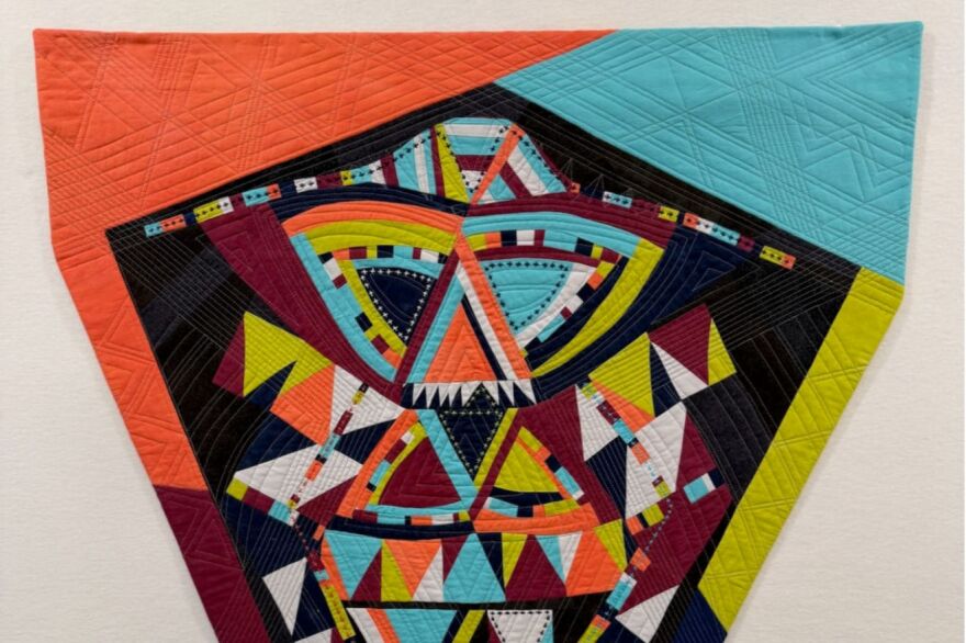 Alliance for the Arts image for Art Quilters exhibition.