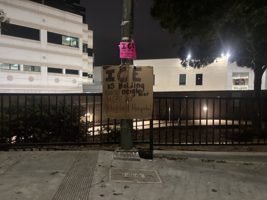 According to ACILEP — the county’s rapid response network — a person was injured during their arrest by ICE officers on Friday in Emeryville, and is now in custody while they receive treatment at Highland Hospital in Oakland.