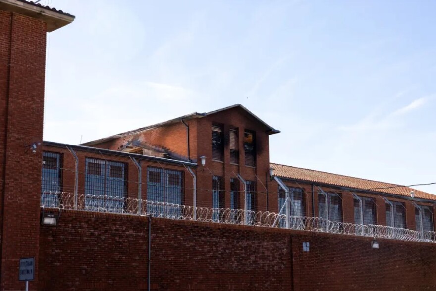 The Huntsville Unit Texas State Penitentiary, which houses Texas' execution chamber, on Jan. 31, 2024.