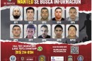 Se busca poster shows faces of top 10 suspects wanted for violent crimes on the border