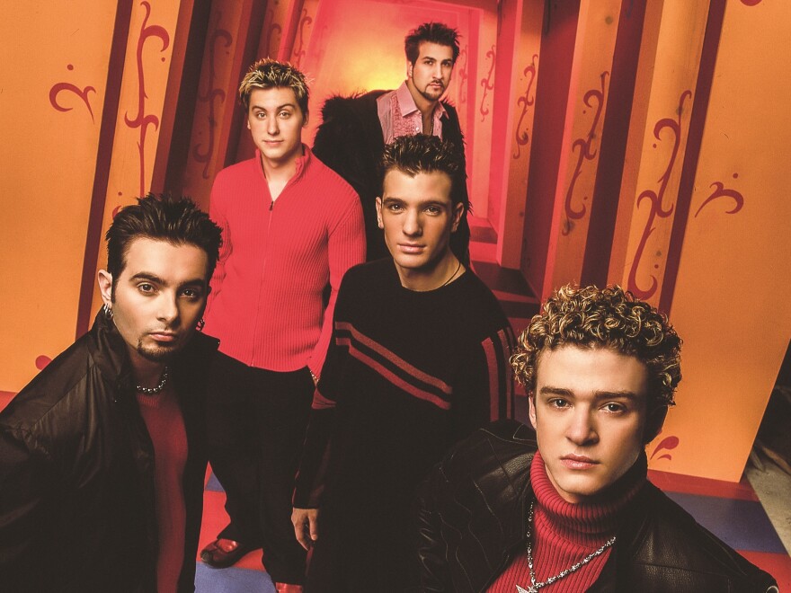 NSYNC in a promotional photo from the No Strings Attached era.