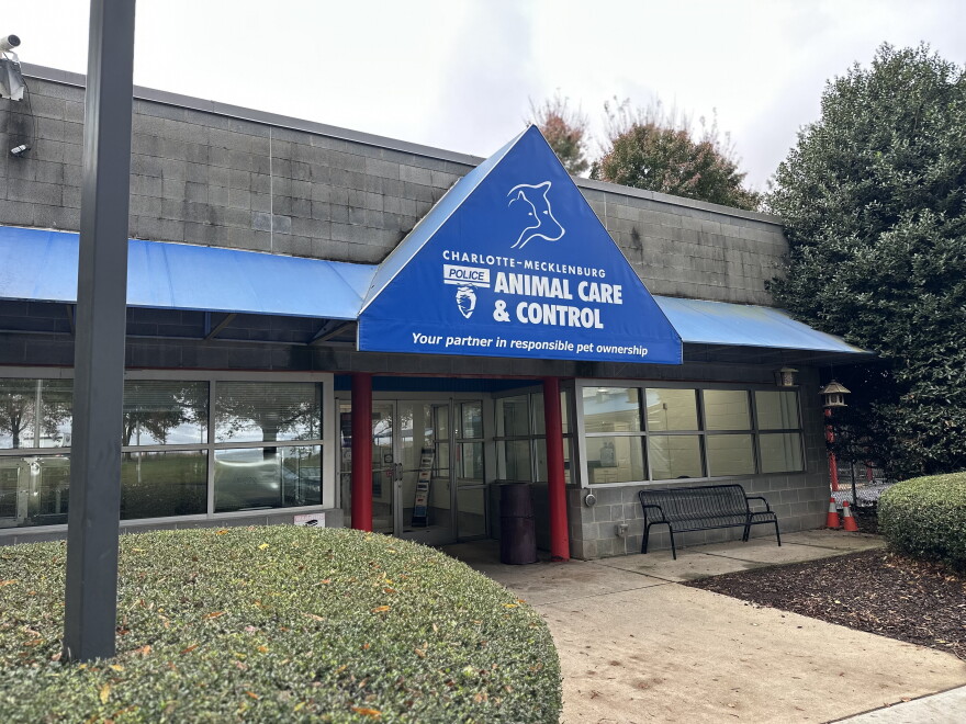 Charlotte-Mecklenburg Animal Care & Control on Byrum Drive.
