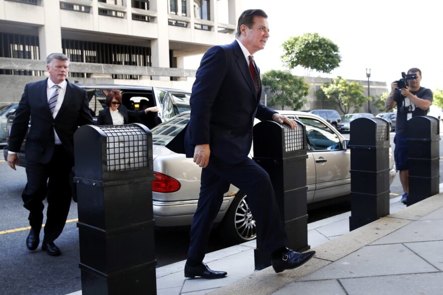 Paul Manafort arrives at federal court, Friday, June 15, 2018, in Washington. (Jacquelyn Martin/AP)