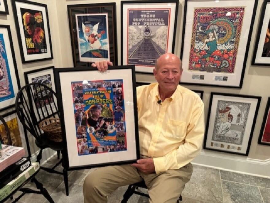 Friend Wally Gross has dozens of Don’s rock posters and photos
