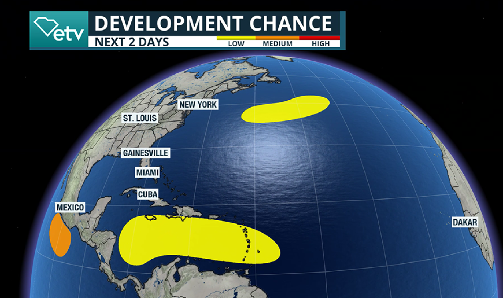 National Hurricane Center highlights two areas to watch in Atlantic ...