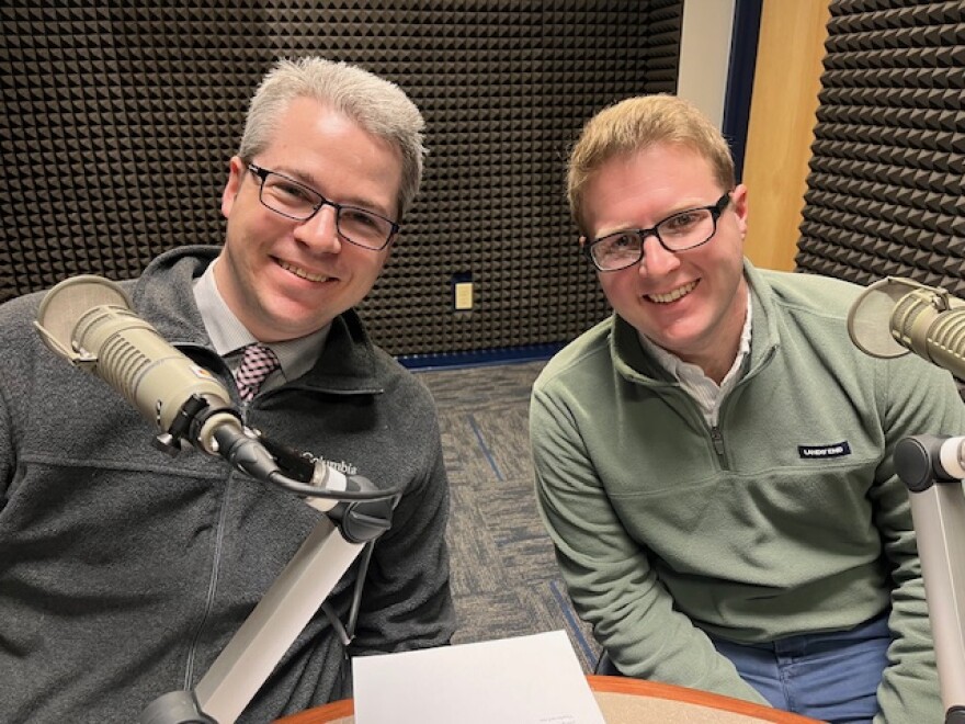 Dr. Joshua Burel and Dr. Jack Hontz of the UAH Department of Music