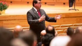 Larry Dietz at news conference