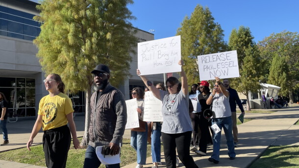 A march and rally at Missouri State University in Springfield, Mo. on October 28, 2026.