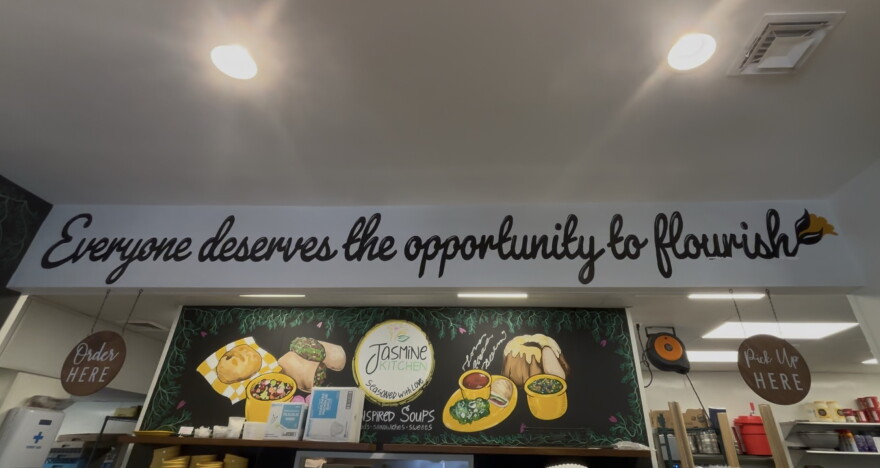 Jasmine Kitchen is where survivors of sex trafficking in Greenville begin to re-enter the world at large. The kitchen funds the Jasmine Road program.