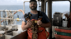 John Walker of Newport, shown on his lobster boat south of Brenton Point in the summer 2018, is withdrawing from the Fishermen’s Advisory Board before it even meets this week with SouthCoast Wind. Walker said he learned he was confirmed to the board after reading a news article.