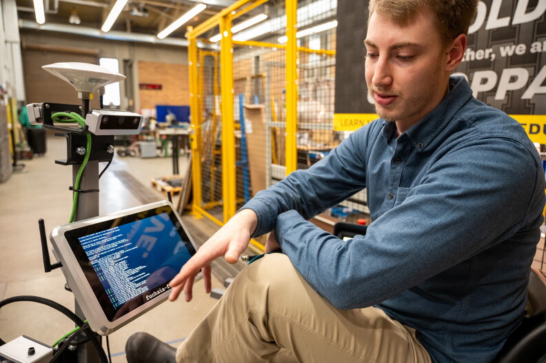 University of Idaho Coeur d’Alene doctoral student and Project Evergreen principal researcher Garrett Wells will build and test an automated weed detection and eradication system for U.S. Forest Service’s tree nurseries. The device, known as Amiga, will begin field tests in summer 2024.