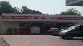 Moe's Grill is at 5th and South Lewis