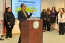 State Attorney Monique Worrell speaks at a press conference Wednesday.