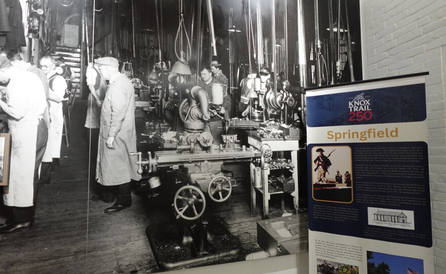 Elements displayed at the Springfield Armory.