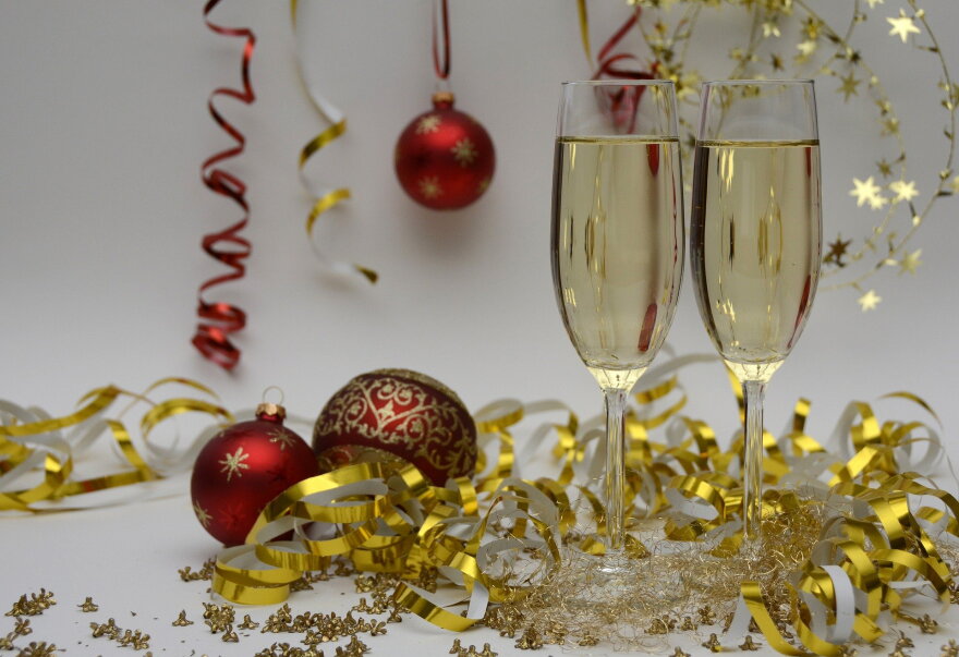 New Year's Eve champagne