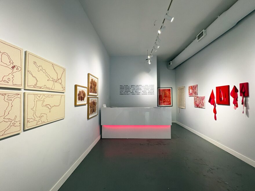 The Contemporary Art Modern Project in collaboration with Red Thread Art Studio Miami, ‘Under The Red Tent,’ is an immersive fiber exhibition that brings together artists whose practices engage thread and textile as tools of storytelling, connection, and resistance.