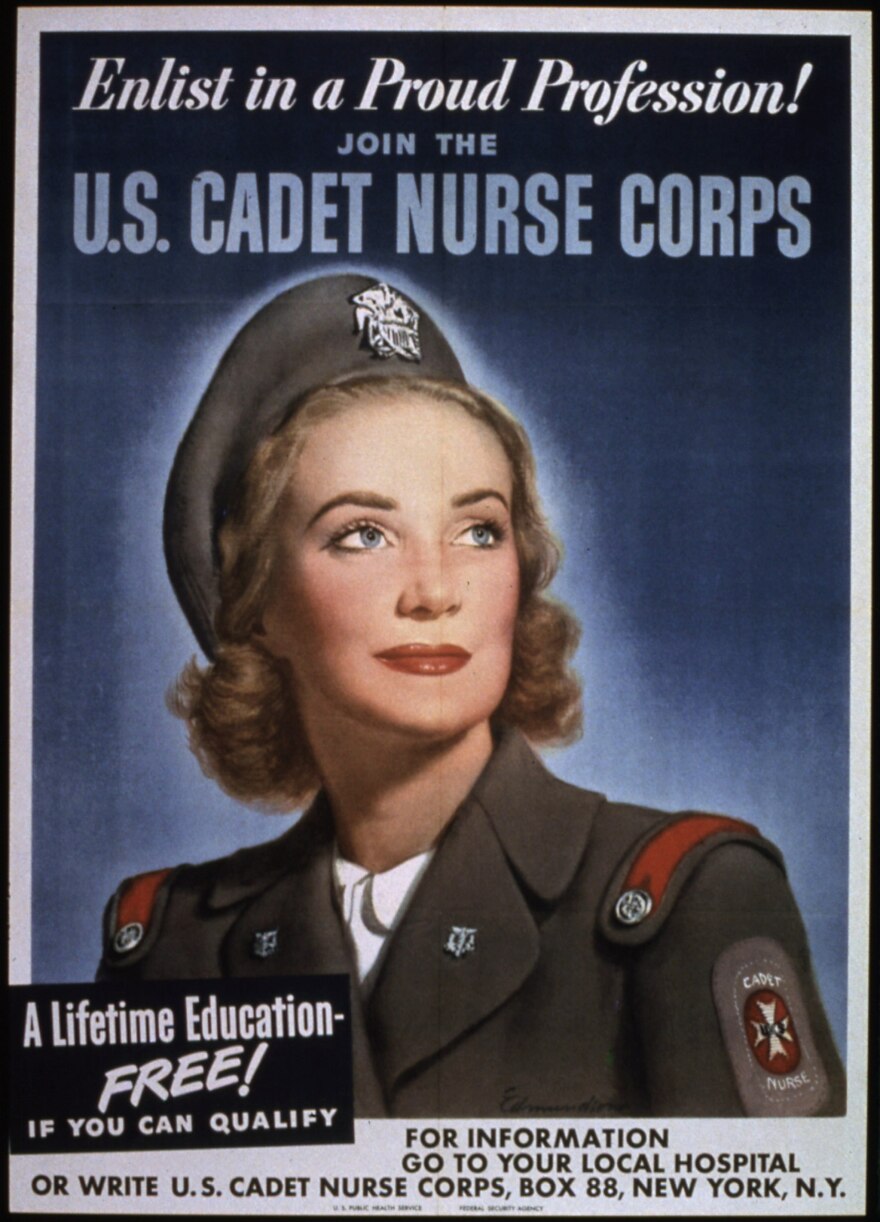 In U.S. hospitals, a critical nurse shortage during World War II was the impetus for the creation of the U.S. Cadet Nurse Corps. 