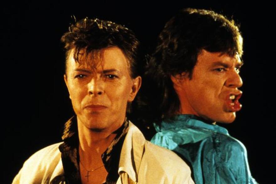 David Bowie collaborations with Mick Jagger