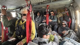 Eleven employees of the National Park Service were evacuated from the island via helicopter Sunday.