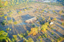 Aerial view of the Barber Yard project site