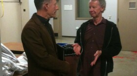 Lyle Lovett and Terry Lickona