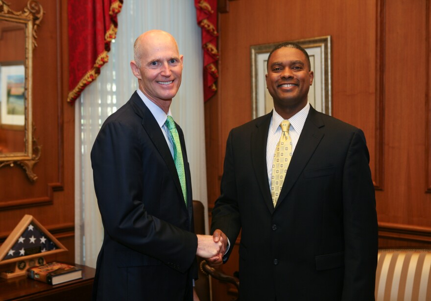 Gerard Robinson (right)