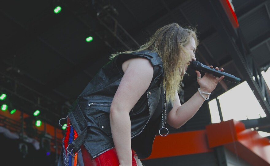 Rosa Linn at the Generac Power Stage
