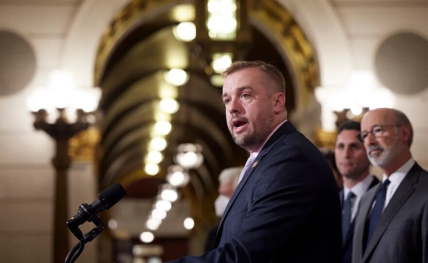 GOP state Rep. Bryan Cutler speaks at the Capitol