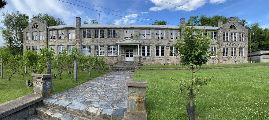 One SECU Foundation grant will help restore Ashe County's Historic Lansing School, with the goal of making it a center for Southern Appalachian traditions and crafts. Photo courtesy Lost Province Center for Cultural Arts.