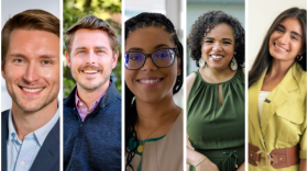 From left, Molly Barker, Dmitri Beregovski, Brandt Boidy, Sabrina Brown, Yanira Castro, Paola Garcia-Schmidt and Byron White.