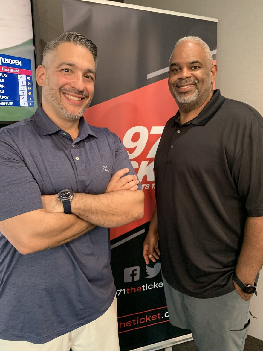 Mike Valenti, left, and Rico Beard