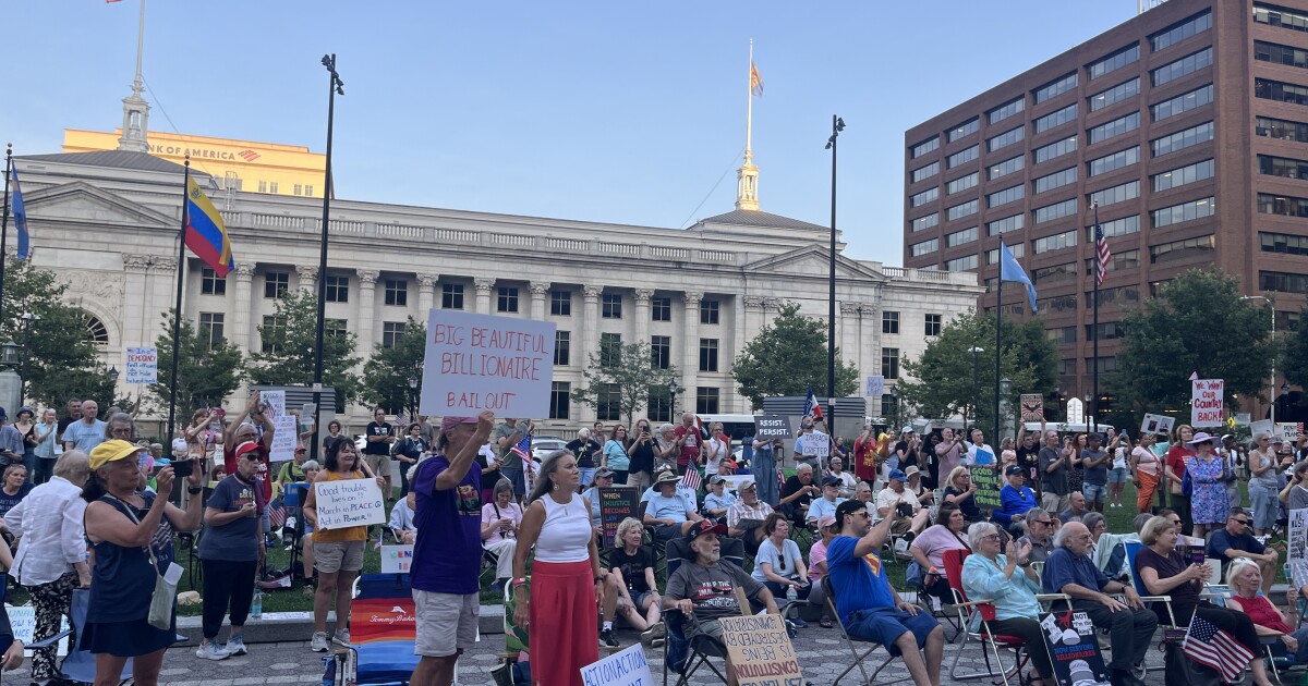 Hundreds turn out for anti-Trump 'Good Trouble' protests in Wilmington and Newark