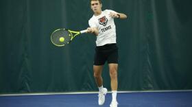 Match Recap: Men's Tennis | 2/12/2024 3:53:00 PM | Ryan Cheney, ISU Sports Information