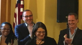 Representative Nickie Antonio at mic