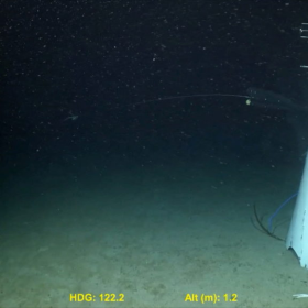 Remains of the Titan submersible on the ocean floor