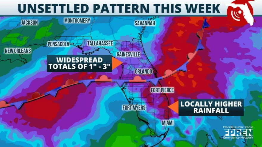 Heavy rain and strong thunderstorms possible this week in Florida ...