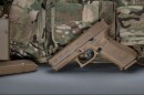 A Sarasota was sentenced Thursday to 52 months in federal prison on international firearms trafficking conspiracy charges after he bought firearms, such as the Glock 19X shown here, from dealers in Naples and Sarasota to be smuggled into Canada.