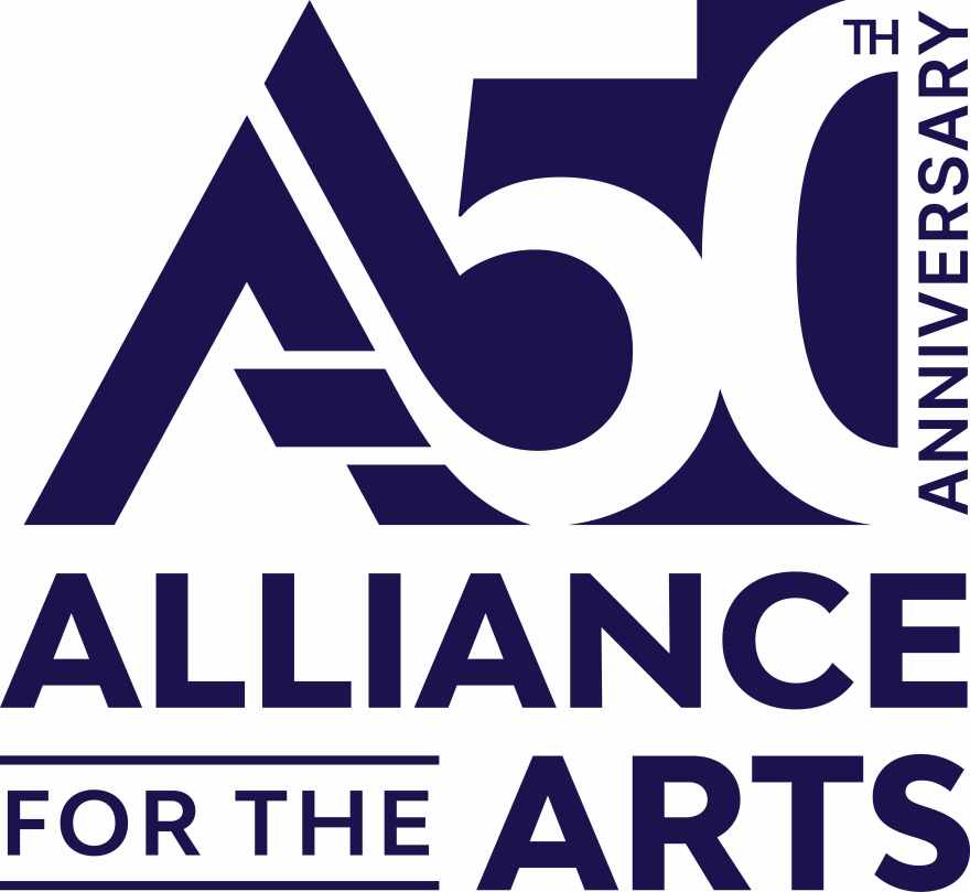 Alliance for the Arts Logo for its 50th anniversary.